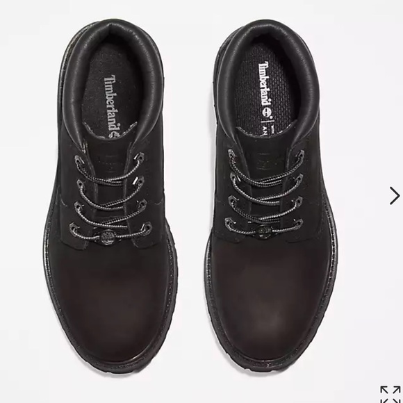 NIB Timberland Women's Nellie Warm Waterproof Chukka Boot in Black. Size 8.5 - Picture 2 of 14